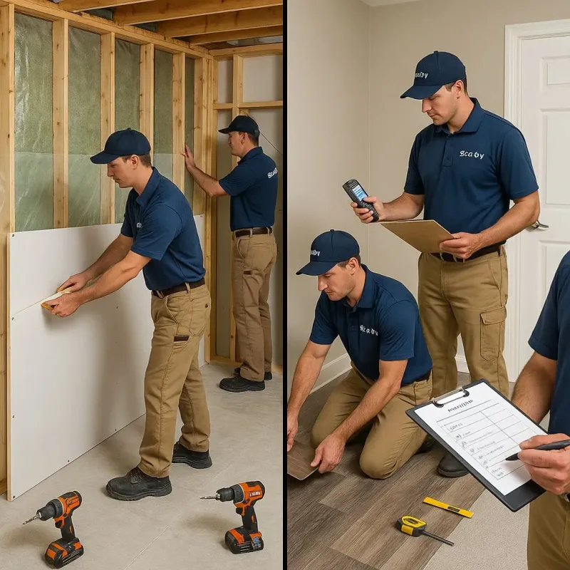 Repairs and Reconstruction process in Belmont Estates, VA